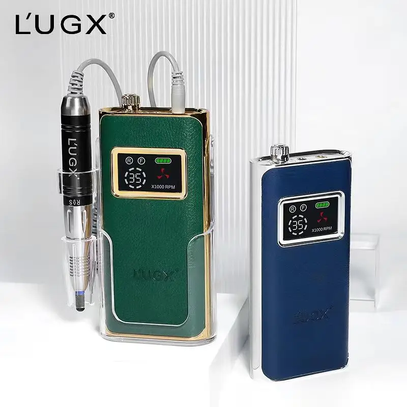 LUGX Wholesale 35000rpm Wireless Nail Drill Professional Cordless Portable Electric Rechargeable Nail Drill Machine