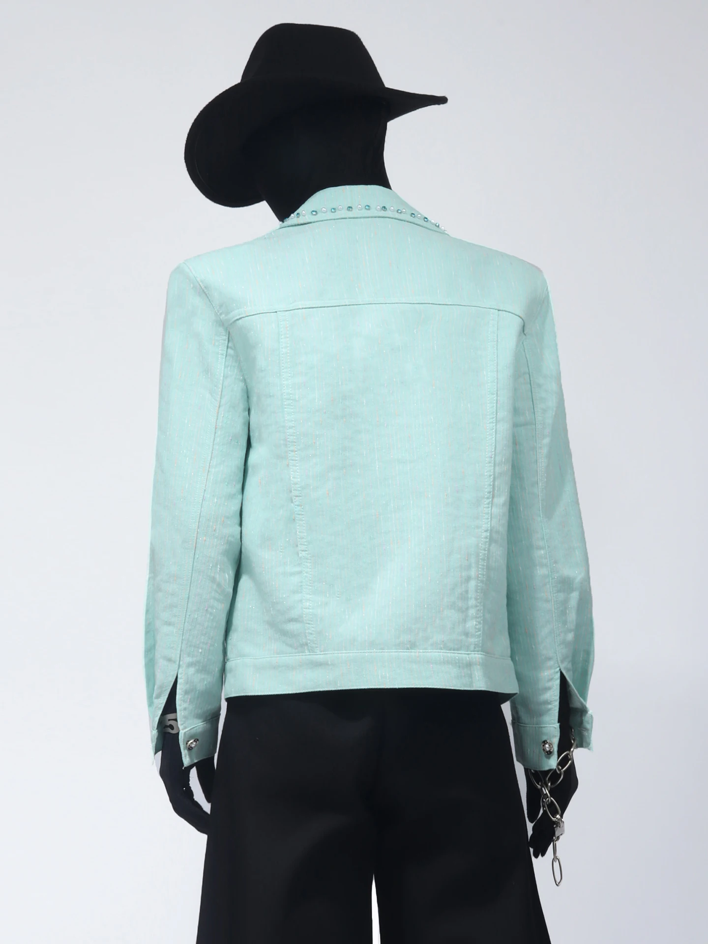 2025 Men's Autumn Short Style Jackets Shoulder Pads Fashion Versatile Trendy Handsome Jacket Trendy Long Sleeve Solid Color Tops