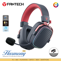 FANTECH Harmony Pro WHG02P BT Wireless Headset With Microphone ENC Active Noise-cancelling and DIY Macro Wireless Mode For PC