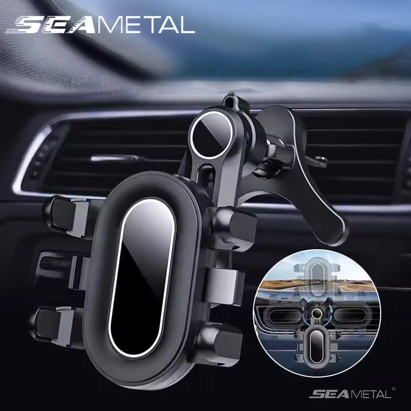 SEAMETAL Schwerkraft Auto Telefon Halter Auto Air Vent Clip Handy Halterung Universal Auto Air Vent Handy Ständer Für Navigation