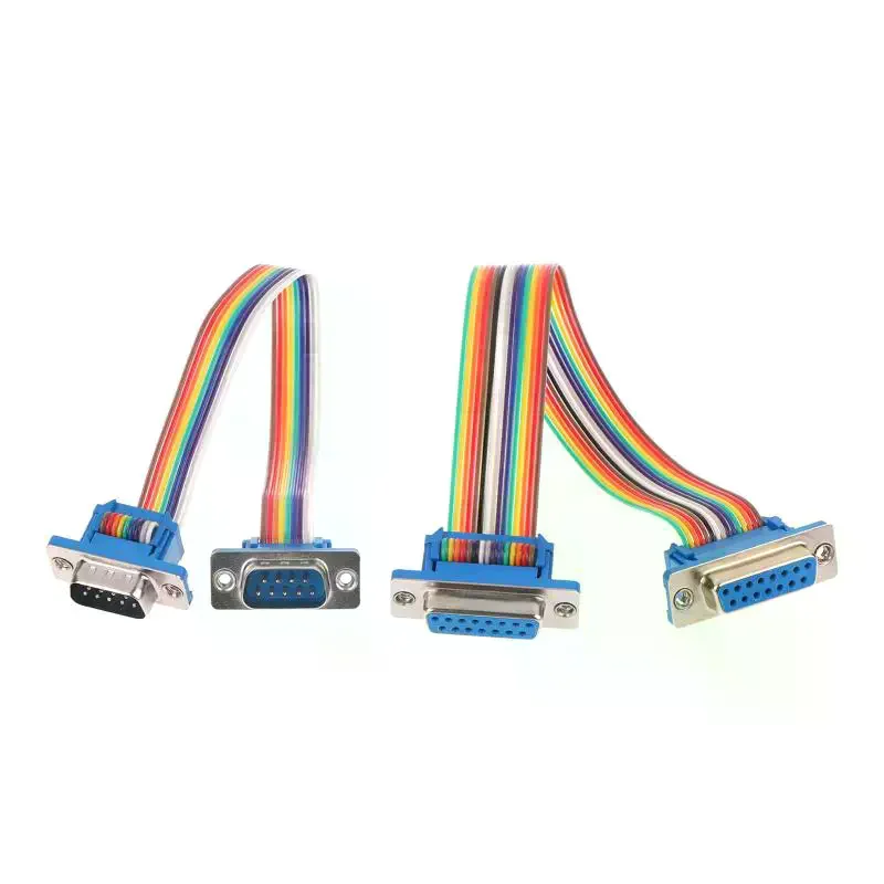 /PFU/D-SUB DB9 DB15 DB25 Male Female Cable D-SUD Serial Port Connector Adapter RS232 COM Extension Cable