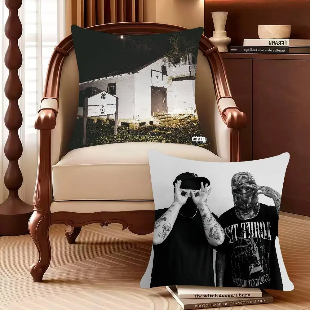 THY WILL BE DONE S-SuicideboyS  Pillow Case Decor Protective Covers Comfortable soft for Sofa Living Room Home office