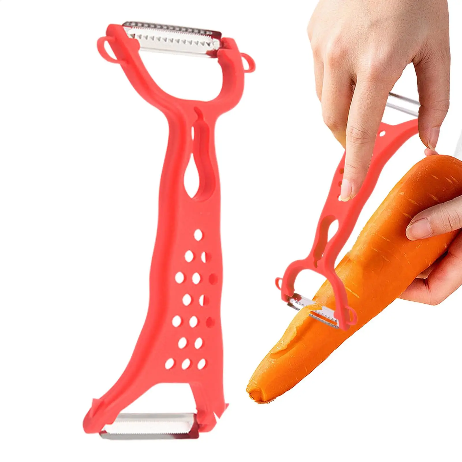 Fruit Wire Planer Potato Handheld Peelers Carrot Grater Vegetable Cutter Kitchen Accessories Masher Home Double-head Cook Tool