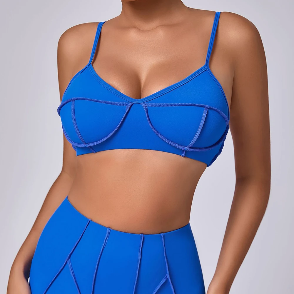 اليوغا الأعلى للصدمات الرياضة الصدرية المرأة سترة يوجا المرأة الصالة الرياضية الملابس النشطة تجريب رفع المحاصيل الأعلى اللياقة البدنية الجري الملابس الداخلية