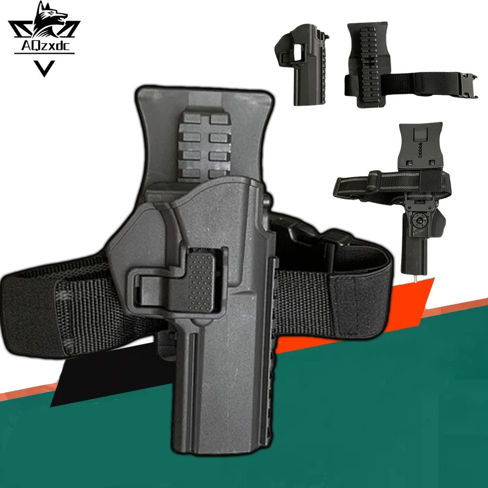 

Tactical Holster 92 K Plate Sinking Leg Holster Rotatable Non-Locking Quick-Reverse 13Speed Adjustable Quick-Draw Pistol Holster