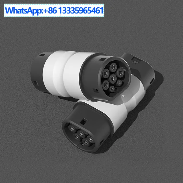 

Палевой адаптер для зарядки электромобиля, 3-фазный, 32 А, адаптер европейского и национального стандарта 22 кВт для автомобилей европейского стандарта