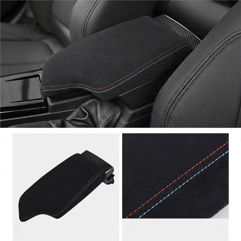 Efficientt-Armrest Box Panel Center Console Lid Trim Pad For BMW F30 F35 3 Series 2013-2017 Car Interior Accessories