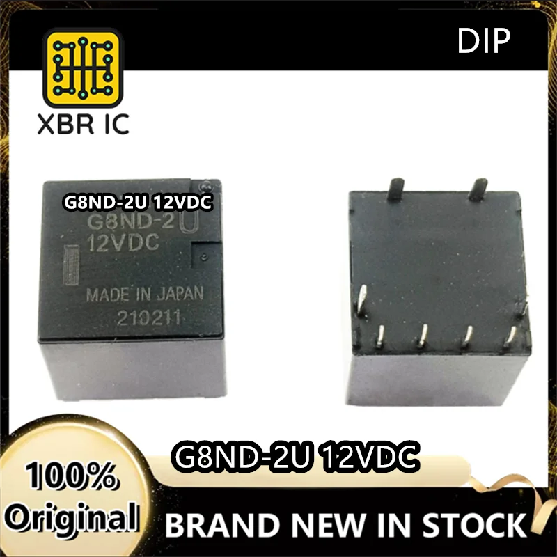 (5/20 pieces) G8ND-2U 12VDC 8-pin Window Lift Relay Brand New Genuine Original Product In Stock - Fast Shipping
