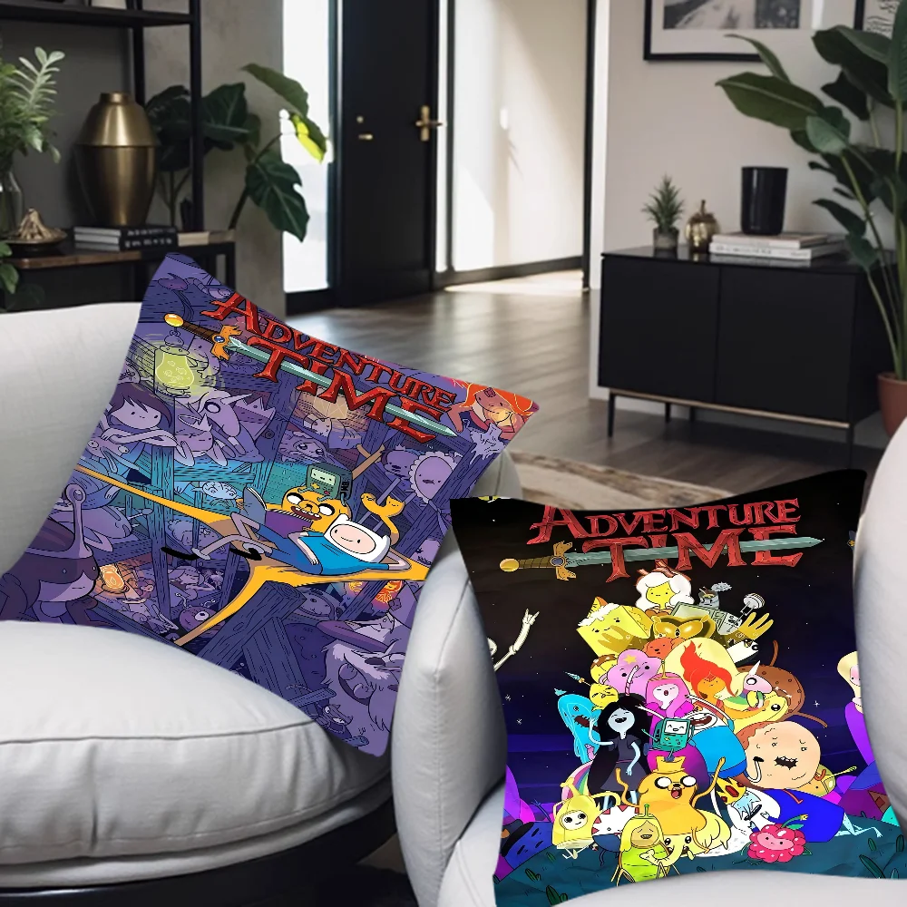 

Cartoon A-Adventure Personalized Pillow Cover Kids Bedroom Wild Party Decor Pillowcase Kid Birthday Shower Gift