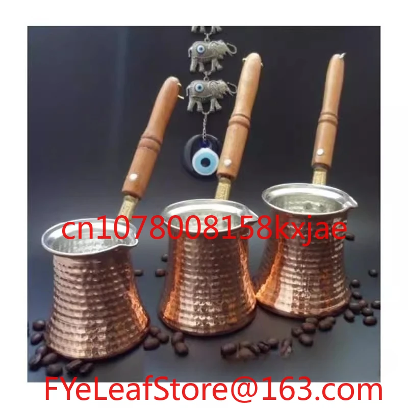 

Медная ручка для деревянной машины Turk Cafeteria Pot Cezve Coffee