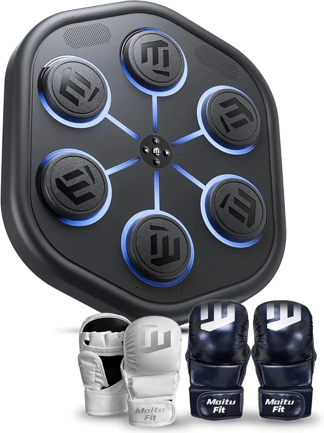 

Music Boxing Machine M5, Smart Wall-Mount Punching Bag with 4000+ Songs, 160 LED Lights, APP Control, Stereo Sound, Home Gym