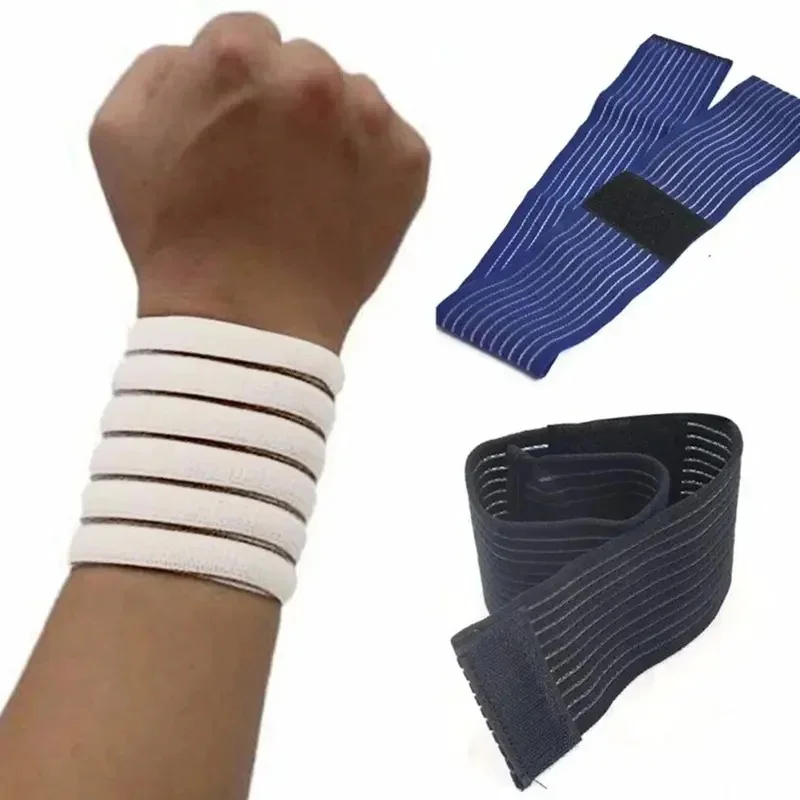1/2/3pcs Sports Basketball Nylon Gym Cotton Tape Sport Bandage Support Wristbands Sports Safety Wrist Protector Safety Bandage