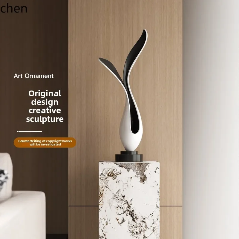 

Креативная скульптура в виде хвоста дельфина YFY, современное произведение искусства для украшения входной зоны, коридора, отеля, клуба.