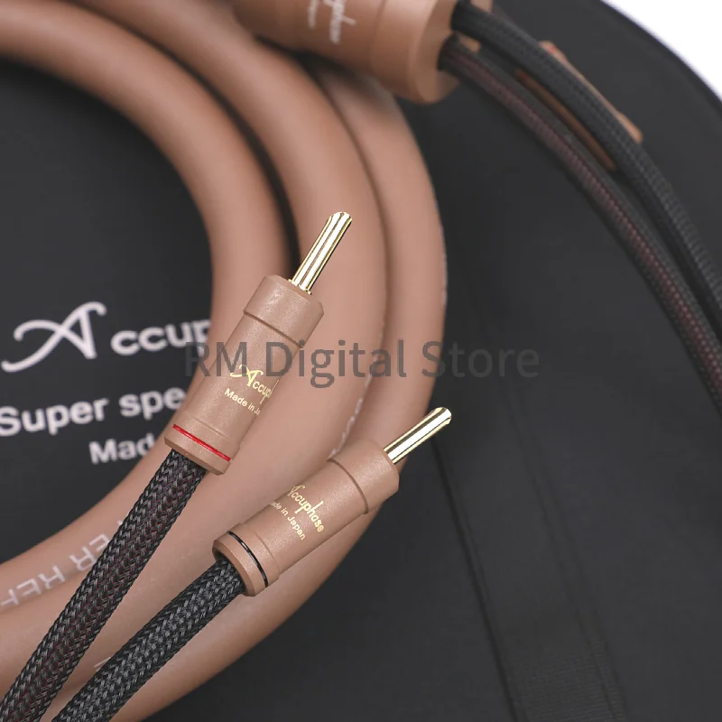 a pair High quality  hifi OCC speaker cable