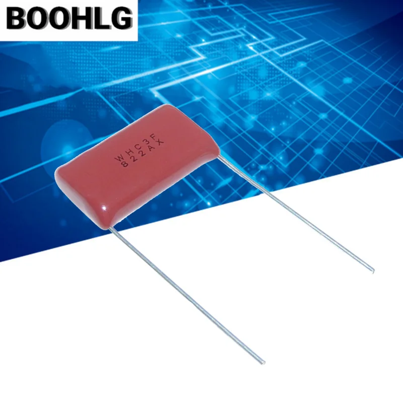 

10PCS CBB Thin film capacitor 3000V 822J 3KV 822 8200P 8.2NF P=22.5mm