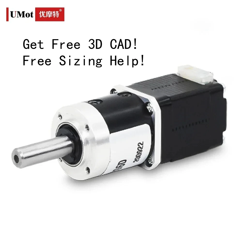 

UMOT 20 мм Nema 8 L = 30 мм/41 мм соотношение 3,7/5,2/14/19/27/51/71/100/139 мини планетарный шаговый двигатель микроскоростной редуктор шаговый