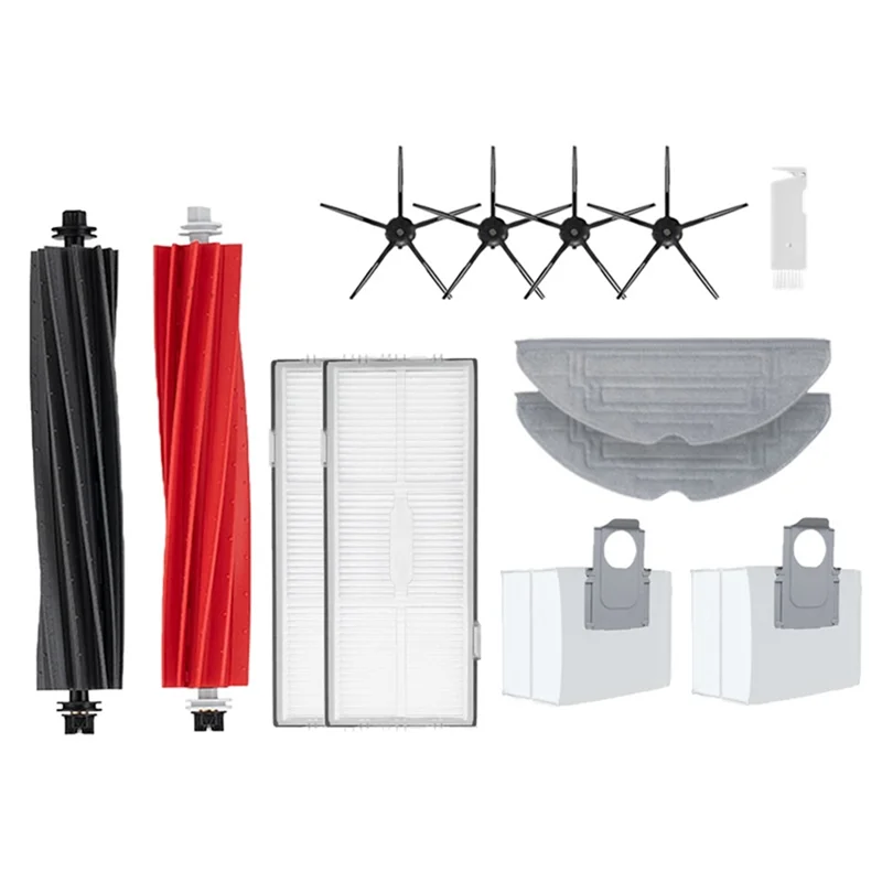 1 Set Spazzola Filtro Mop Choth Sacchetti Per La Polvere Per Roborock S8 Pro Ultra Per Roborock S8/S8 + Aspirapolvere Accessori di Ricambio-Y48A