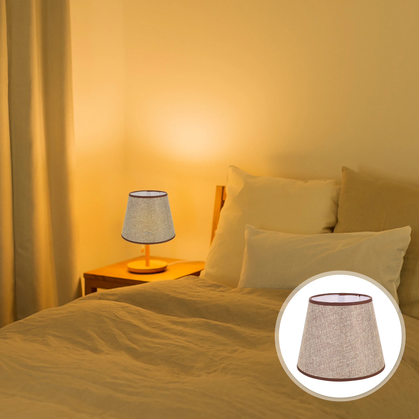 

Lampshade Housing Fabric Lampshades Modern Light Delicate Cover Decorative Lamp-box
