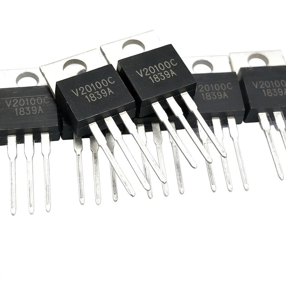 5PCS V20100C 100V 18A H1061 50V 3A NCEP60T20 60V 200A OSG60R070PT3ZE MUR1040FCT FCF10A20 200V 10A