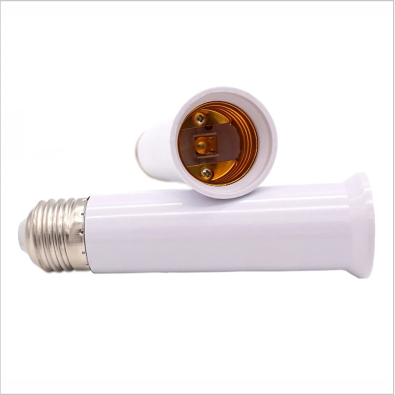 

E27 to E27 Lamp Bulb Socket Extender 120mm Extension, Heat-resistant No Fire Hazard, E27 Light Bulb Socket Extension