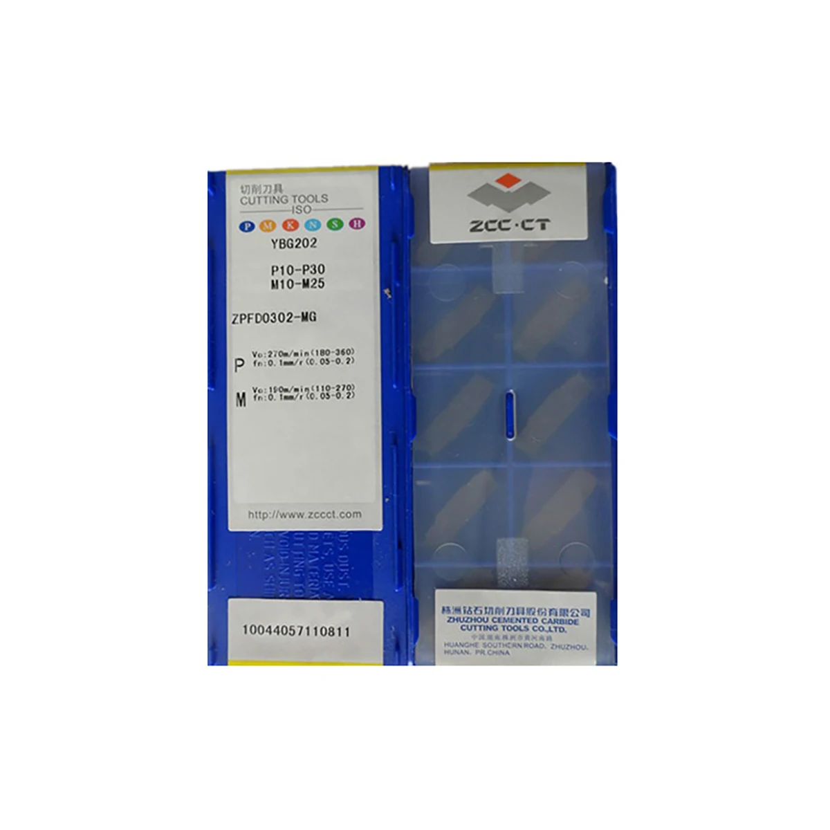 

100% Original ZPHD05 Series 03 MG YBG202/YBG302 CNC Grooving Tool Inserts