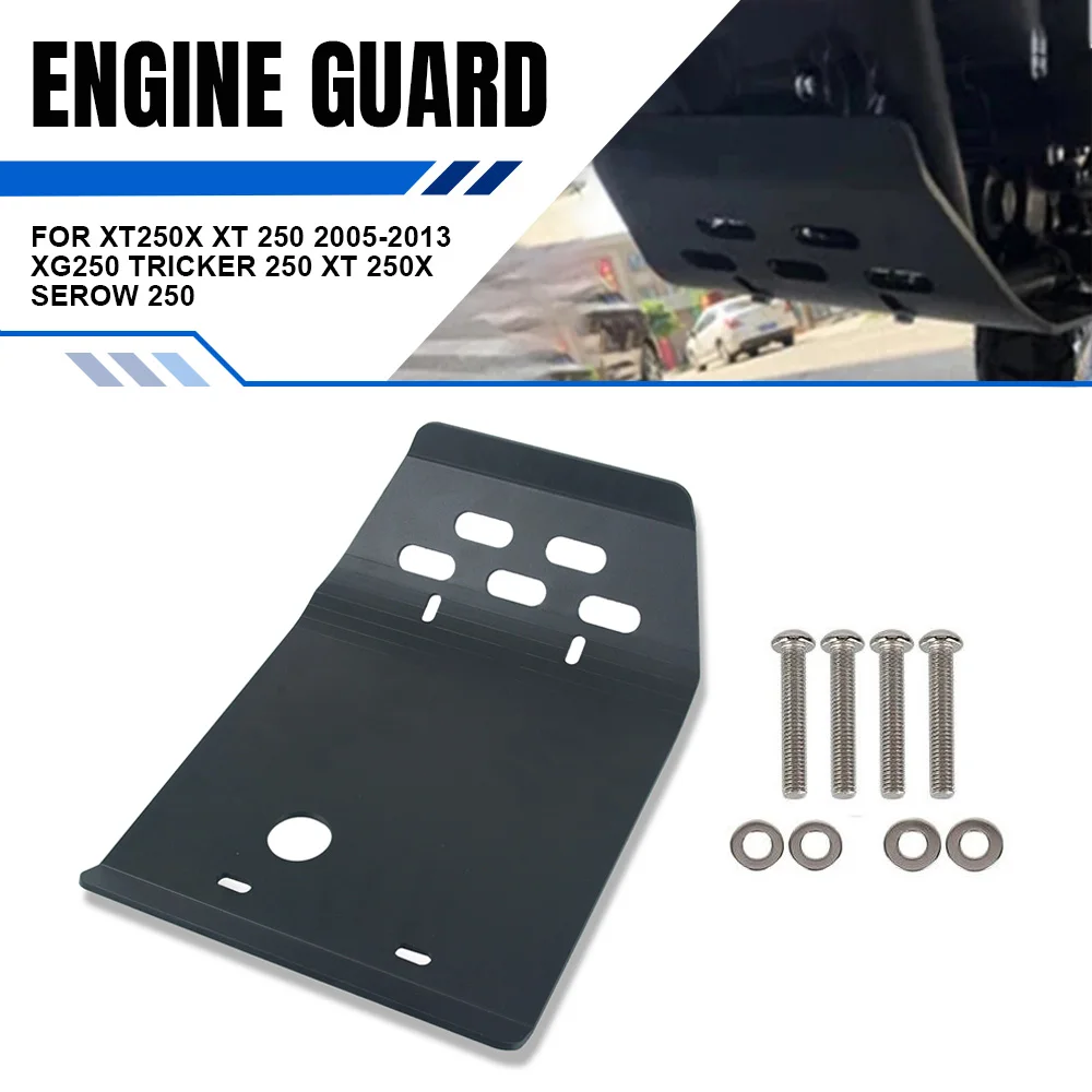 

Защита двигателя мотоцикла, нижняя защитная пластина для Yamaha XT250X XT 250 2005-2013 XG250 Tricker 250 XT 250X Serow 250