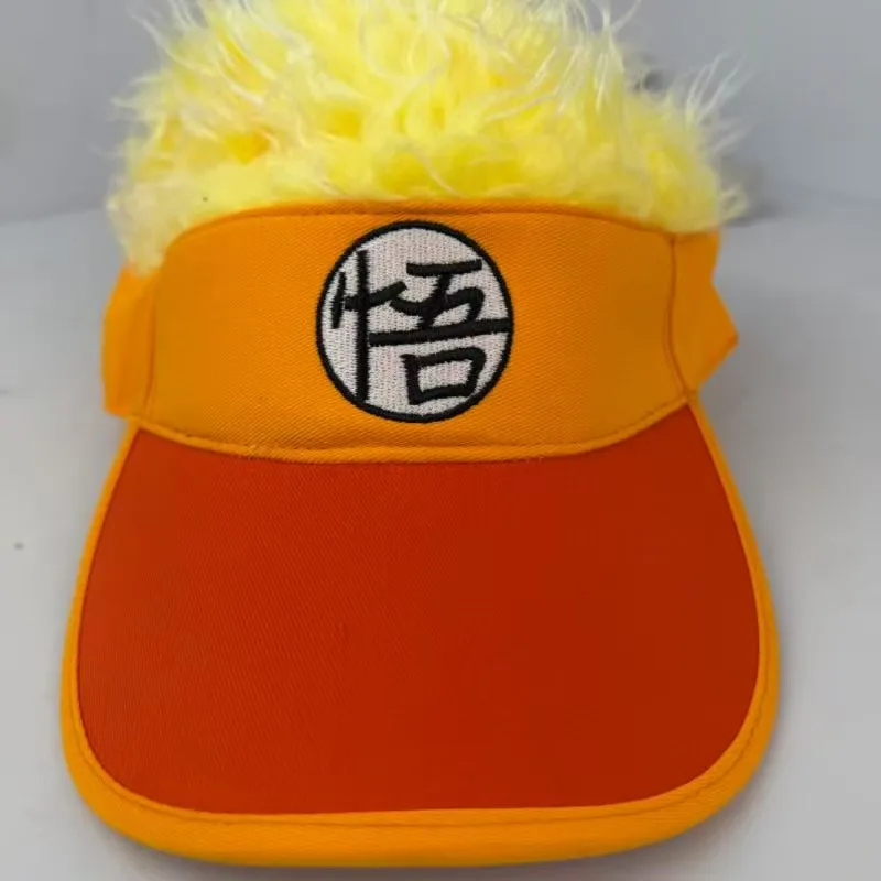 1 new fashionable embroidered wig hat, hip-hop hat, outdoor duckbill hat