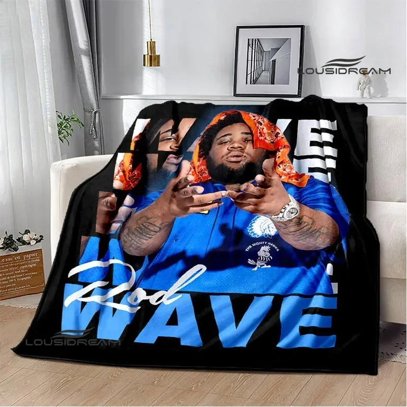 

Rapper rod wave printed blanket Warm Flannel Blankets Soft and Comfortable blanket Home Travel Blanket bed linings Birthday Gift