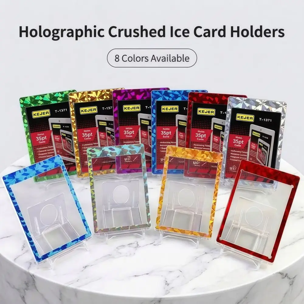 

Transparent 35PT Graded Card Case Removable Sturdy Collectible Card Box UV Protection Colorful Trading Card Protection Box