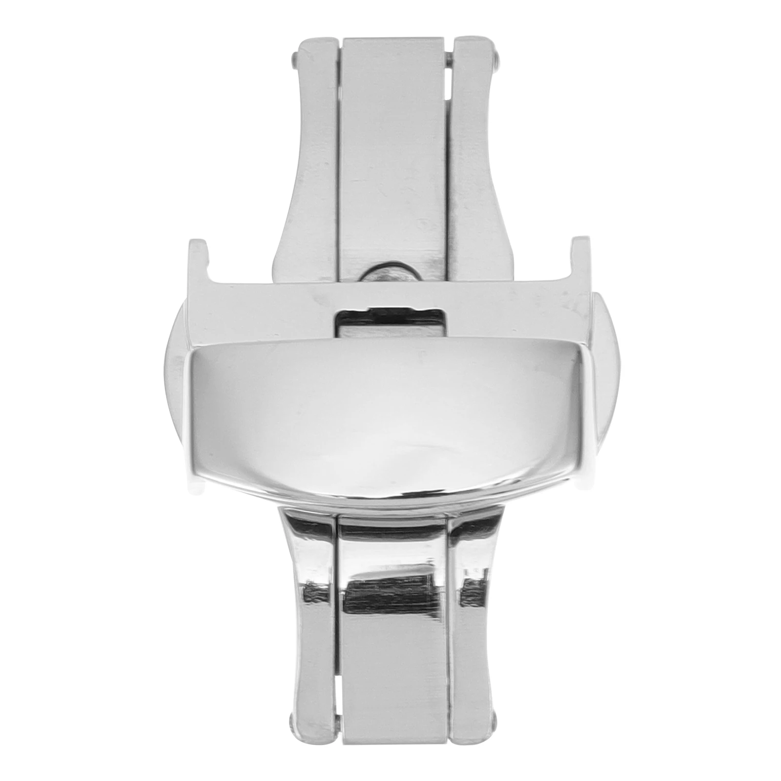 

Stainless Steel Butterfly Buckles Decorative Strap Clasps Silver Durable Watchb Accessories Practical Easy to Use