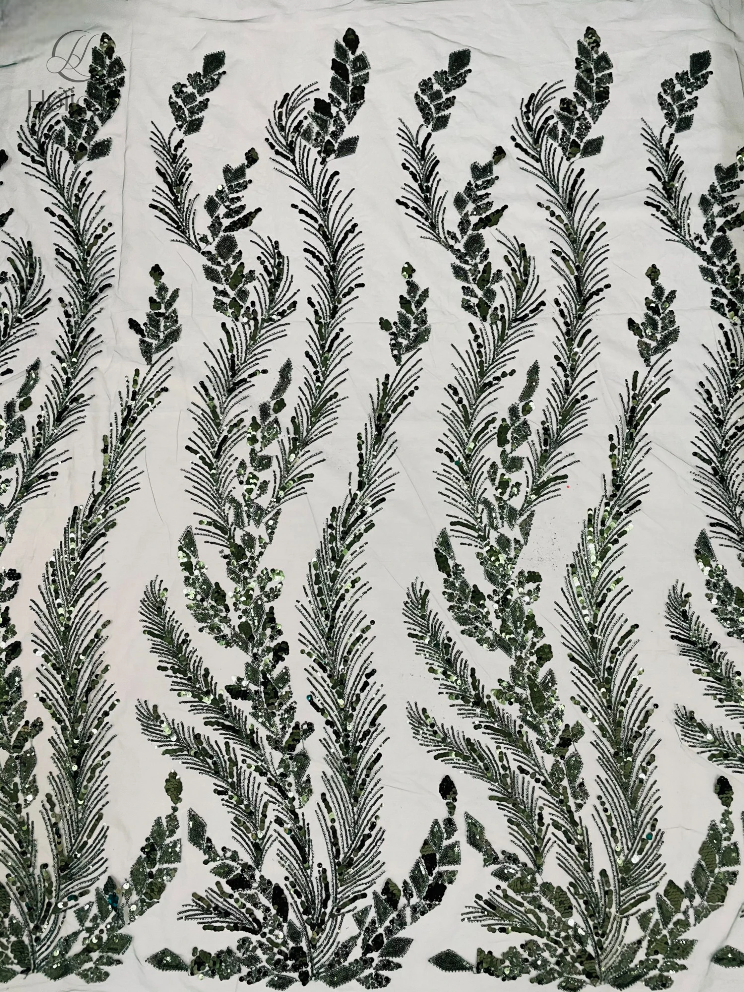 

5 ярдов, африканская кружевная ткань 2024, Высококачественная нигерийская вышивка, тюль, кружево с блестками, новейшее французское Сетчатое кружево для шитья