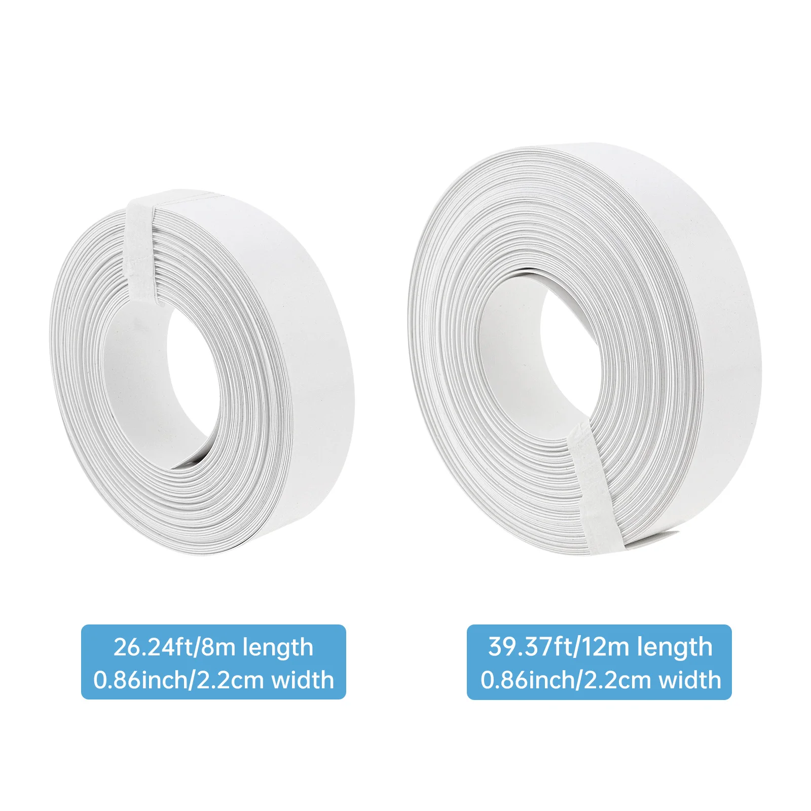 Double-Sided Adhesive Backing PVC Edge Banding 7/8 inch Width 8M / 12M Length  Veneer Edging for Plywood Table / Cabinet