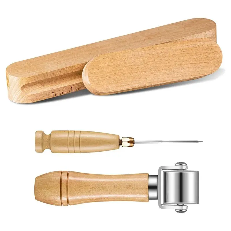 

AF89-4 Pcs Tailors Clapper Seam Roller And Pressing Tool For Sewing Quilting Beech Wood Sewing Quilting Tool Set