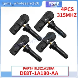 315MHZ TPMS DE8T-1A180-AA 9L3Z1A189A For Ford Edge Escape Fiesta Fusion Mustang Tire Pressure Monitor Sensor 4PCS 9L3T-1A180-AF