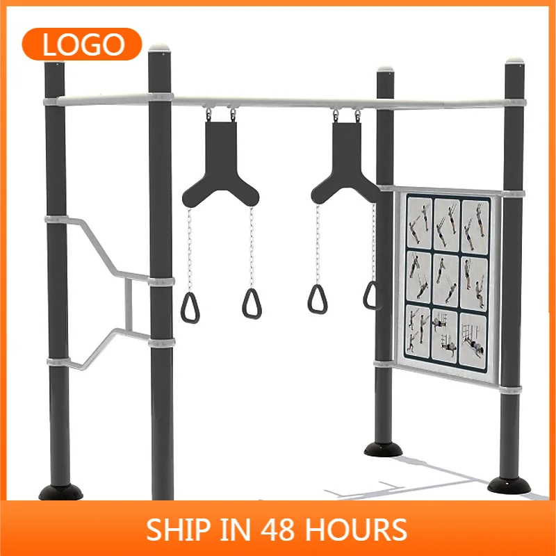 Flyingkids Stainless Steel Outdoor Fitness Equipment Set, 1-Year Warranty