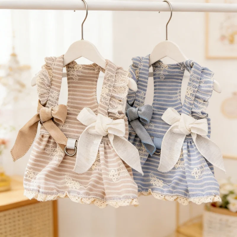 vestido-vintage-para-caes-vestido-fofo-com-alca-para-caes-colete-moderno-com-laco-para-filhotes-saia-listrada-fofa-para-gatos-vestido-de-princesa-para-animais-de-estimacao-roupa-para-caes-poodle