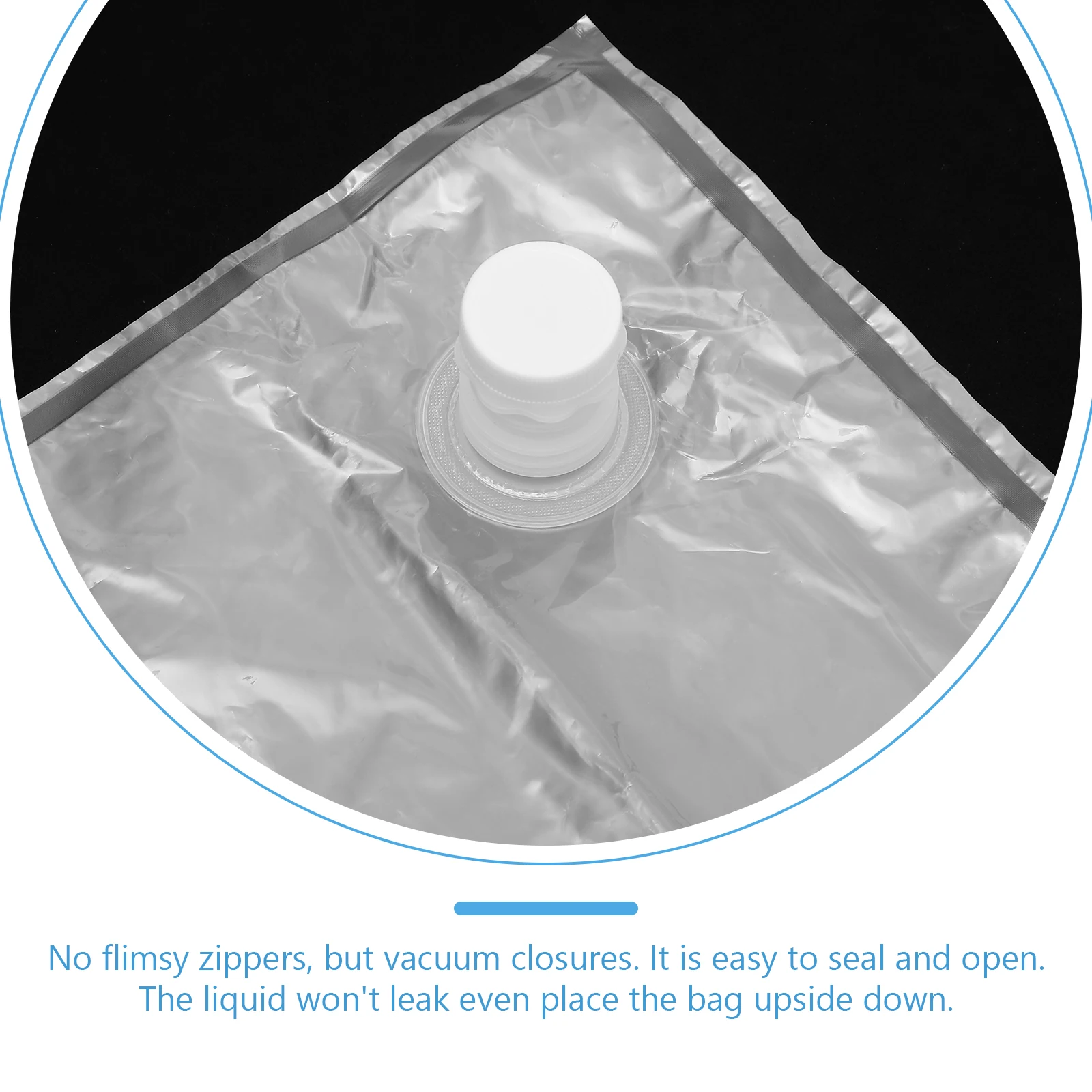 

6pcs Clear Liquids Bags Compliant For Airline Travel Leakproof Transparent Pouches Toiletry Organizer Storage Bag For Makeup