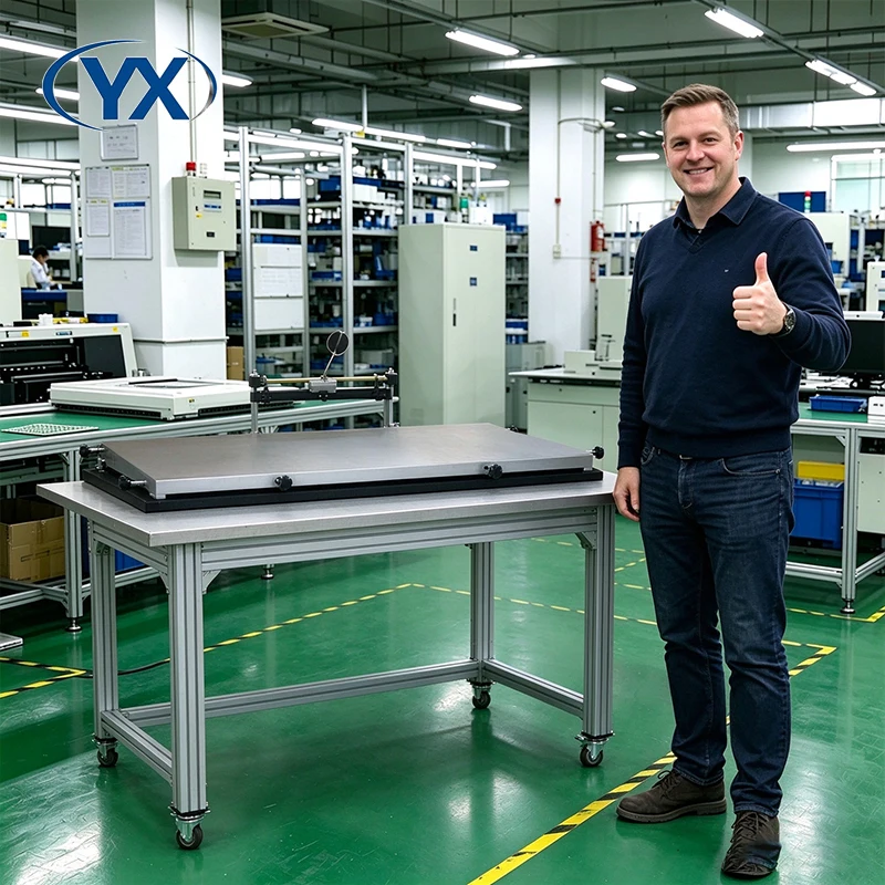 YX Manual Solder Paste Printer Silk Printing Machine 1.2m LED SMT Manual Stencil Printer Machine