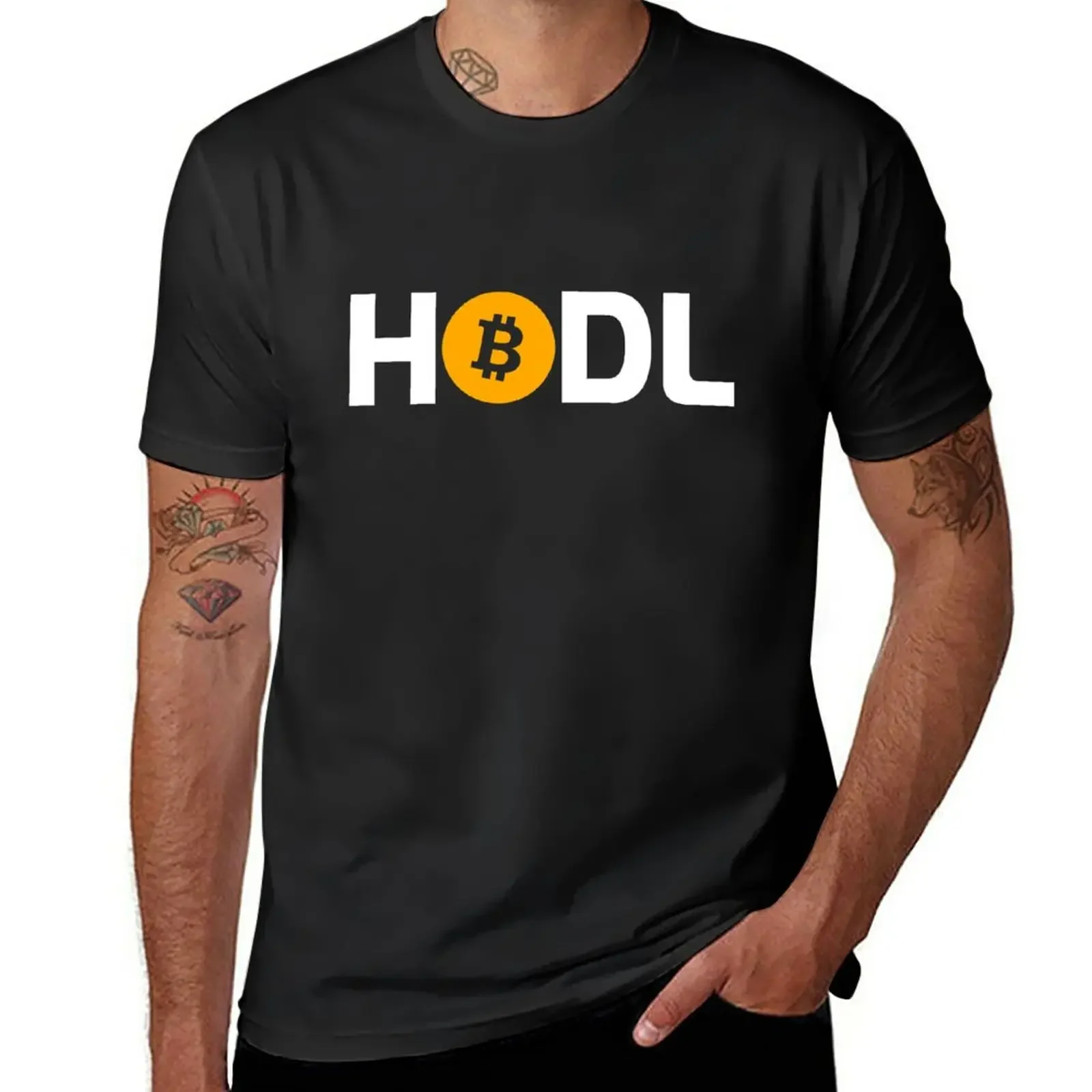 HODL T-Shirt animal prinfor boys summer clothes mens graphic t-shirts hip hop