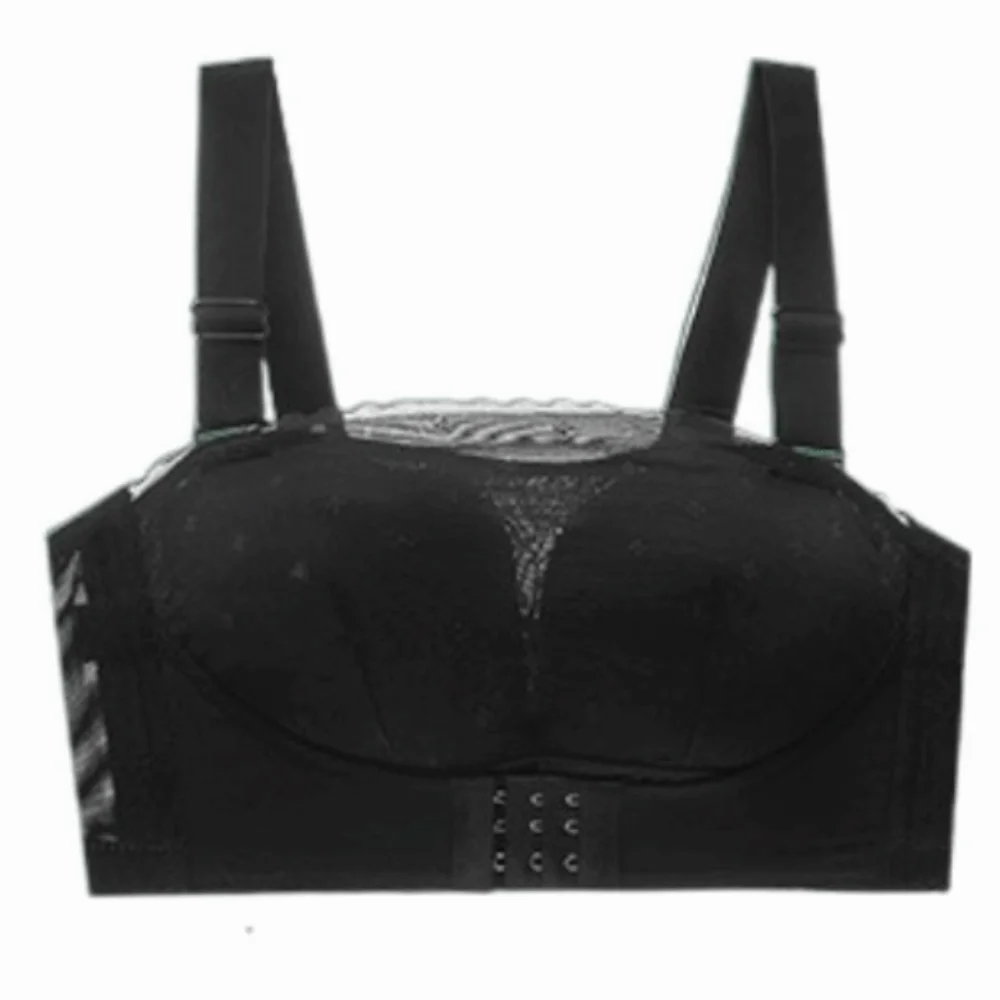 

Fashion Seamless Front Buckle Bra Mesh Shockproof Women Underwear Strapless Beauty Back Push Up Bra Women