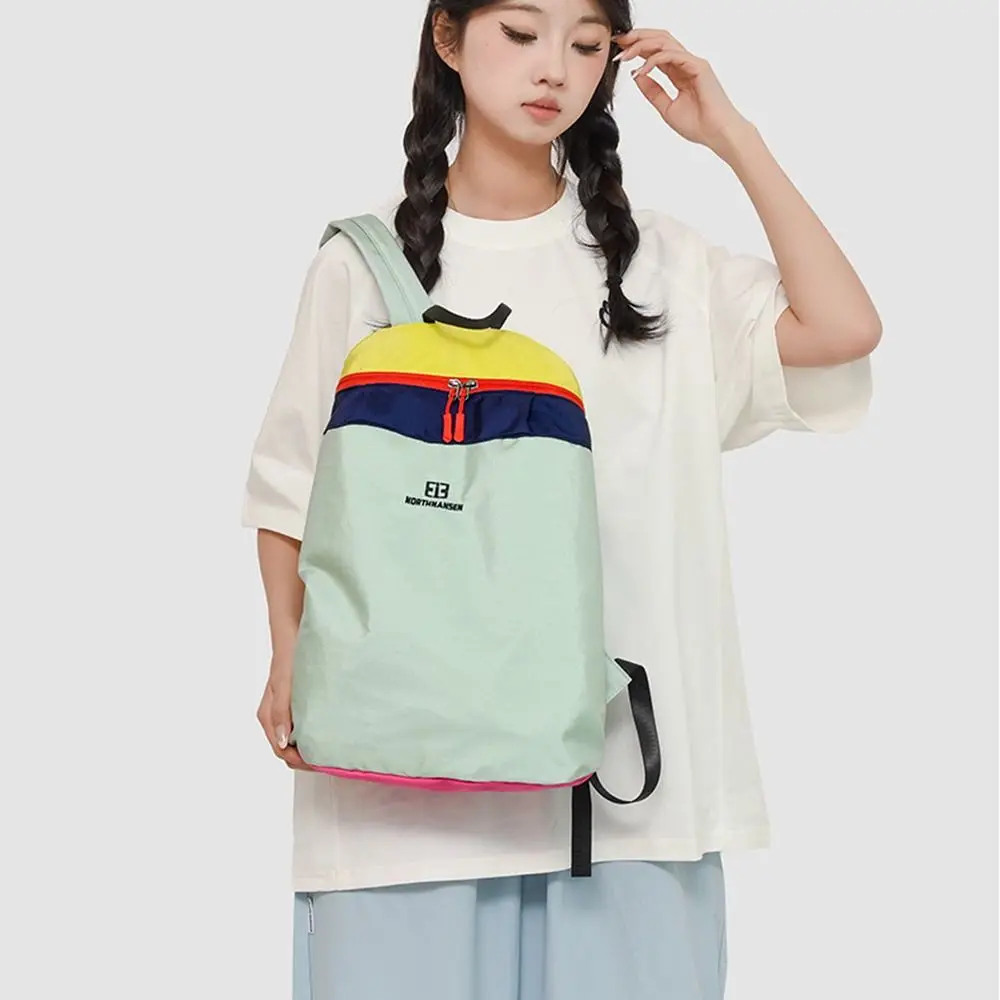 حقيبة ظهر لتسلق الجبال بسعة كبيرة، حقيبة رياضية بخياطة متعددة الألوان، مقاومة للماء، حقائب ظهر للمشي لمسافات طويلة