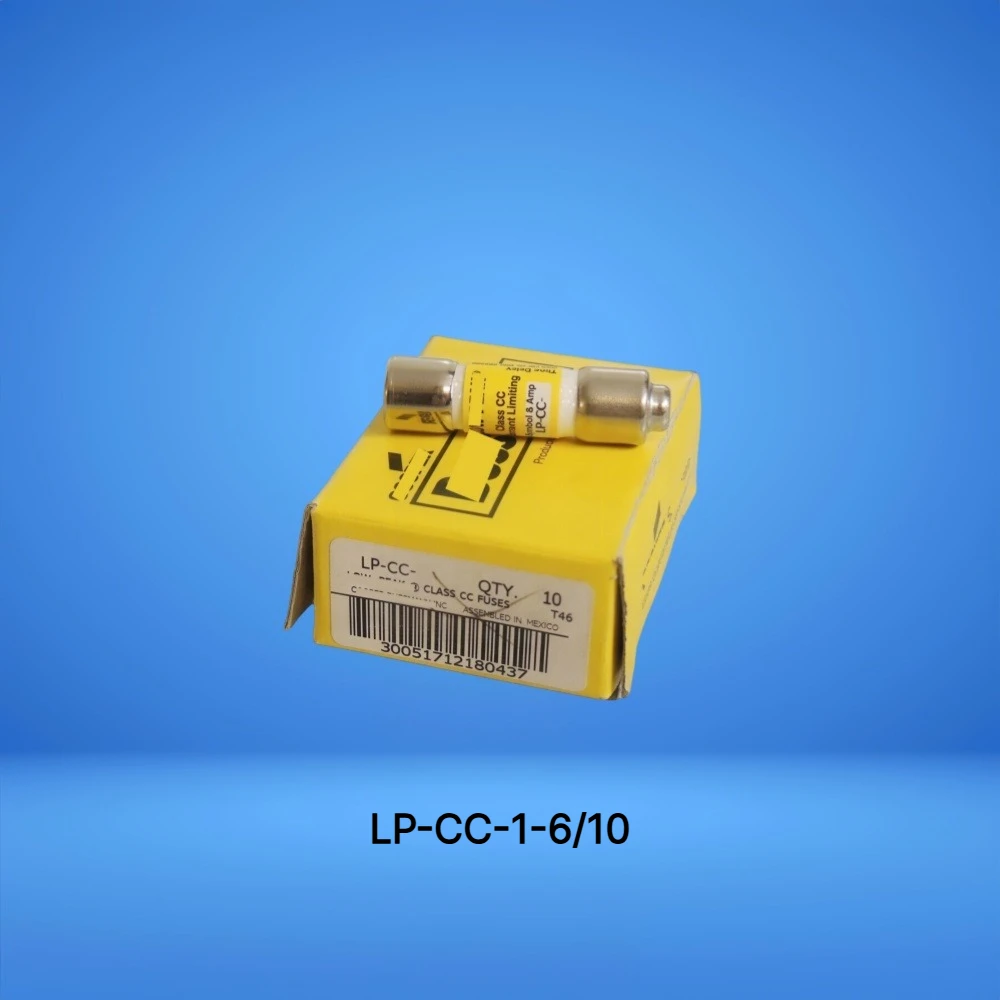 LP-CC-1-6/10 10PCS Time Delay Class CC Fuse, 1.6A 600VAC, Industrial Circuit Protection OEM