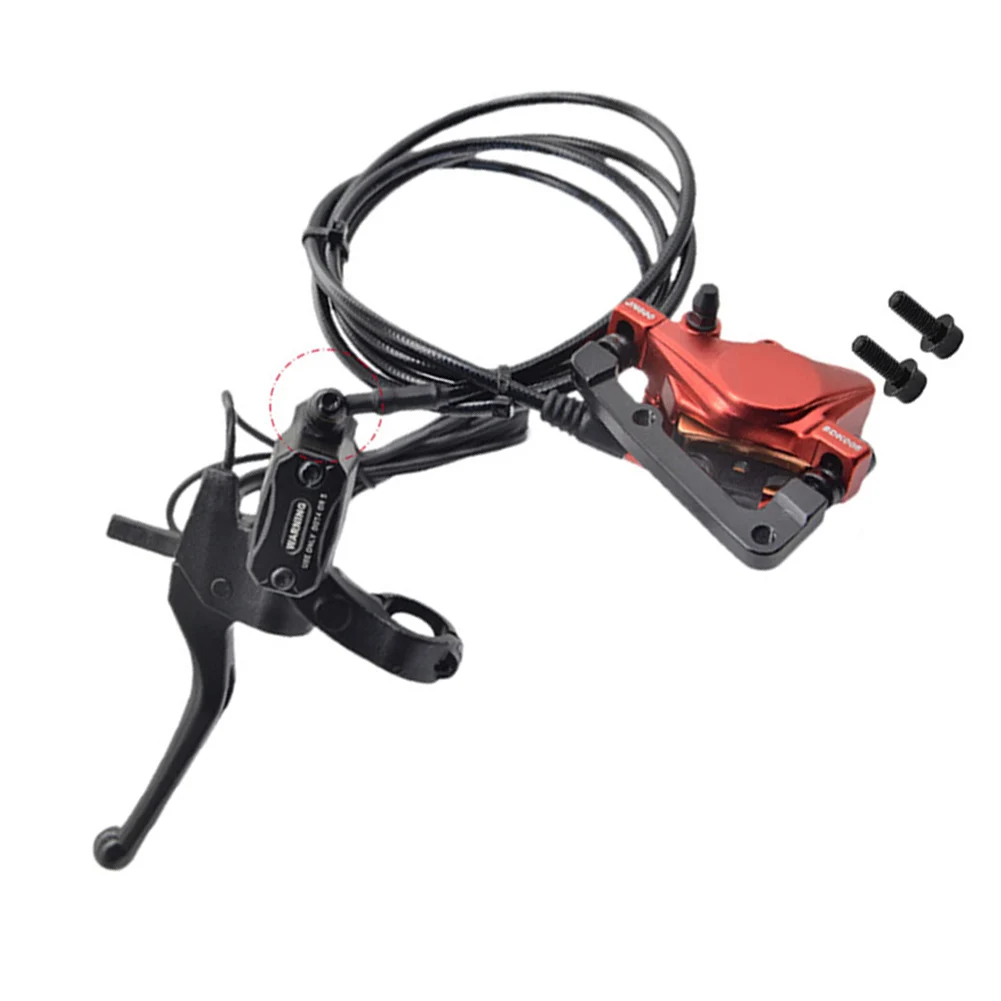 

Folding Ebike Brake Electric Bike Brake Wear-resistant Brake Pads Anti Bending Oil Pipe For Bicycle Oil Pipe Length 160cm Rear