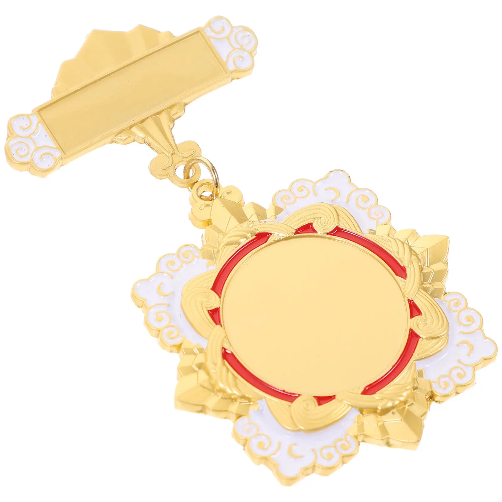Metal Memorial Award Medal Pin Creative Party Badge Prize Brooch for Competition Game Prizes and Costume Accessories