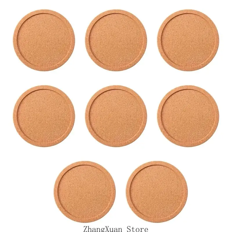 Handgefertigtes Untersetzer-Set aus Bio-Kork, geeignet für Restaurants und Cafés, 3 x – Detail 3