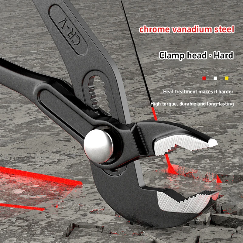 ملقط مضخة مياه متعدد الوظائف 7/10/12 بوصة مفاتيح عالمية مع فتحات كبيرة مفتاح تسخين المياه بسرعة #2