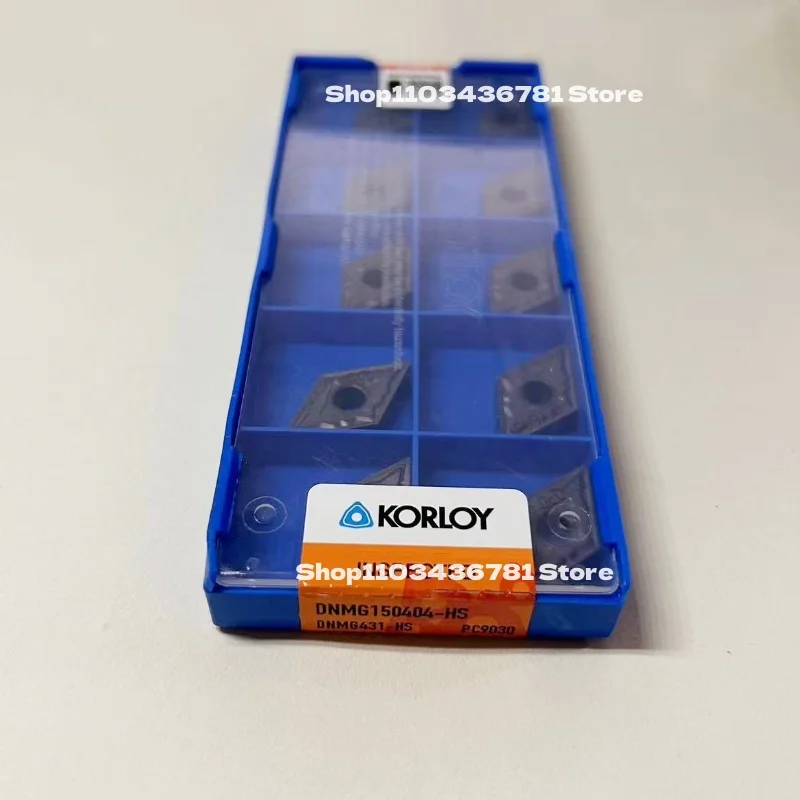 

KORLOY DNMG150404-HS PC9030 DNMG150408-HS PC9030 turning tool blade carbide inserts Cutting Tools 10Pcs