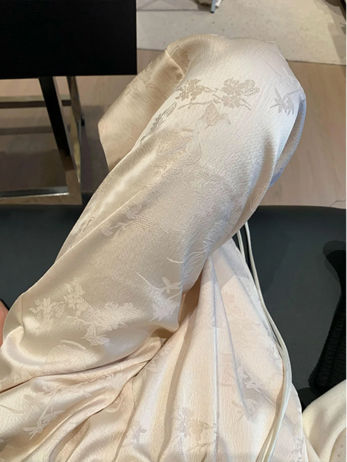 Ele Casual broek met rechte pijpen ex Lente Herfst Eenvoudig ontwerp Nationale Sle Zacht Gentlemanly Dames Faionable