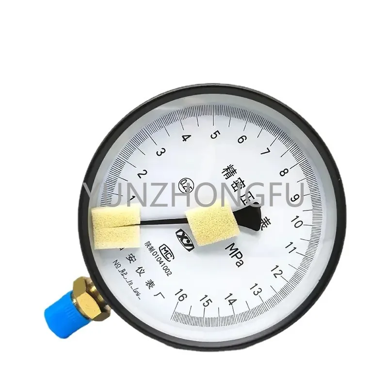 Precision Shockproof Pressure Gauge 600 Bar YBN-150 Liquid Filled