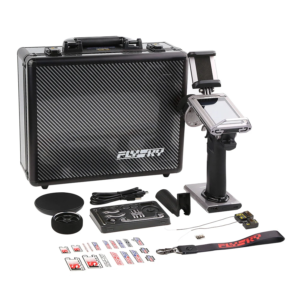 

Flysky Noble NB4 Pro+ 2.4GHz AFHDS 3 18CH Radio Transmitter HVGA 3.5inch 320*480 LCD Touch Screen w/ FGR8B & FGR4B Receiver